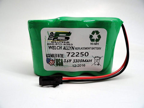 Welch Allyn 72250 Rechargeable Medical Battery - Top Battery Solutions