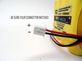 5PC Unitech AA900mAh 9.6V Battery Emergency Light 9.6V 1.1Ah NiCD