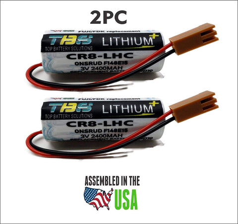 2PC Onsrud F148E15 CNC Machine replacement Battery CR8-LHC