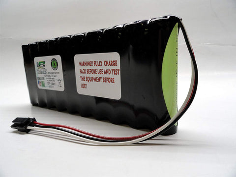 2PC Diebold 10HR-4/3FAU 12V Ni-Mh Replacement Battery Voting Machine