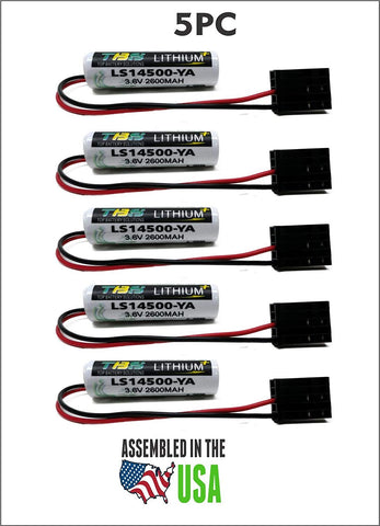 5pc Yaskawa LS14500-YA,Yaskawa MP920 replacement Battery 3.6V Lithium PLC