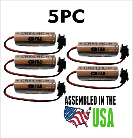5PC Fuji CR8-LHC Battery 3V Automatic Flusher
