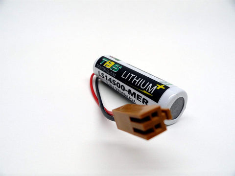 LS14500-MER,LS14500-PR Mitsubishi CR1, CR2, CR2A, CR3 Replacement Battery - Robot Controller PLC Logic Control - Top Battery Solutions