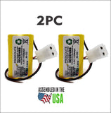 2PC Prescolite EDCENRB Replacement Battery