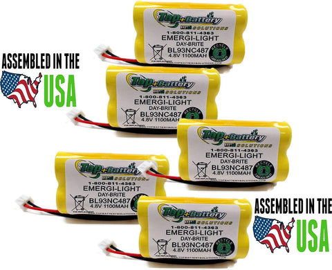 5PC Daybright BL93NC487 REPLACEMENT BATTERY
