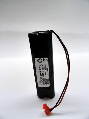 5PC Sure-Lites 26-161 Emergency Light Battery 4.8V 1.1Ah SL026-161 - Top Battery Solutions