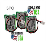 3pc ITI 34-051 Emergency Lighting Battery for Interstate Batteries ANIC0191,ADT 6HR-AAAU
