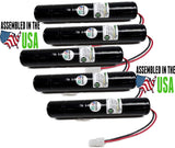 5pc Lithonia ELB0602N,ELB0610N, ES1R277, Emergency Lighting Replacement Battery