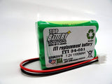 2pc ITI 34-051 Emergency Lighting Battery for Interstate Batteries ANIC0191,ADT 6HR-AAAU