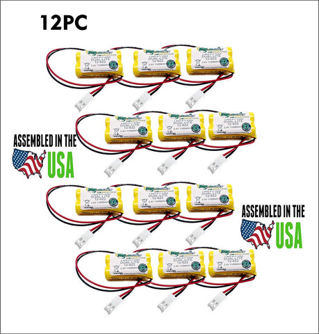 12PC Dual-Lite 12-822,012-0822,12-822E Replacement Battery - Top Battery Solutions