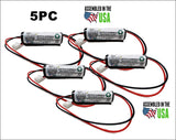 5PC Unitech AA900mAh,CUSTOM 332, 1.2V Battery Emergency Light 1.2V 1.1Ah NiCD