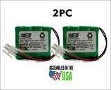 2PC REPLACEMENT BATTERY for ormon HEM-907 HEM-907XL 48H907NE 48H907N 48H907N-AU MGH00124