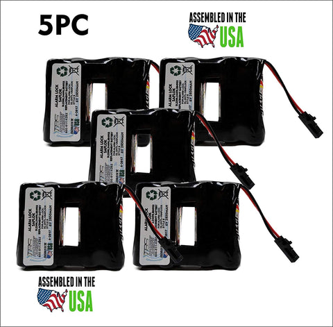 5PC Saflok System 5000,SL2500,DL-2,HTL1 Door Lock Battery