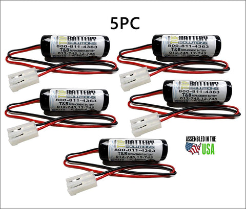 5PC T&B 012745,CUSTOM-85,OSA117,Emergi-Lite 012-745 , NIC1056 Battery Replacement