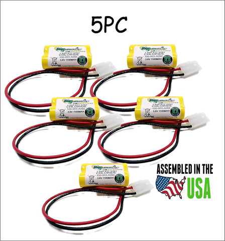 5PC 100-003-A092 or 100003A092 Chloride/Lightguard Replacement Battery