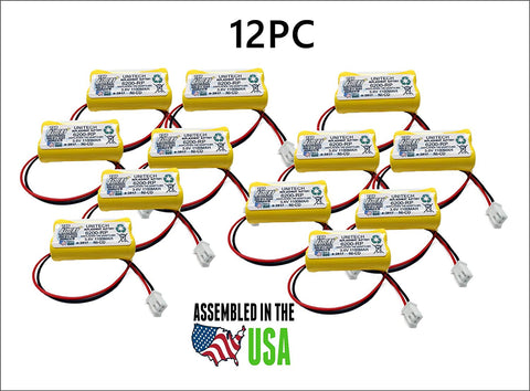 12PC UNITECH 6200RP,3.6V NICAD BATTERY REPLACEMENT