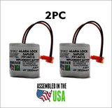 2PC Saflok 7914412, LPI, LPI/Probe, Probe Hotel Electronic Lock Battery