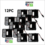 12PC Replacement Saflok System 5000,DL-2,HTL1,SL2500 Door Lock Battery