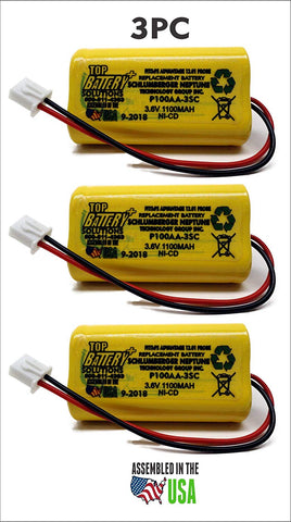 3PC P100AA-3SC / P100AA-3SC-11992-001 3.6 VOLT 1AH UTILITY METER BATTERY FOR SCHLUMBERGER NEPTUNE ADVANTAGE 12.01 PROBE FAULT INDICATOR