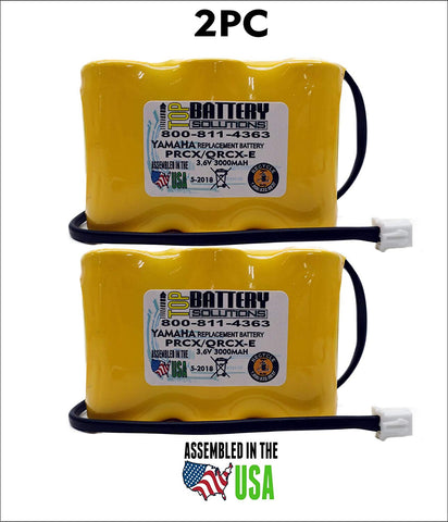 2PC YAMAHA PRCX,QRCX-E, N3000CR3YA, REPLACEMENT BATTERY ROBOT CONTROLLER