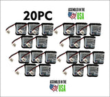 20PC GP35AAAH2BMX,GP-35AAAH2BMX,PAG003 Pager Battery, 2.4V, 400mAh, NiMH, PGB-35AAAH2BMX