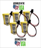5PC Lithonia ELB B001 Replacement Emergency Light Battery