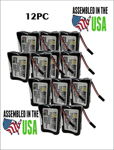 12PC Saflok S20040 Door Lock Batteries - DL-7 REPLACEMENT - Top Battery Solutions