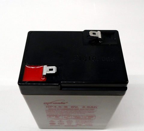 6PC 6V 4.5AH Rechargeable Sealed Lead Acid (SLA) Battery for Exit Light - Top Battery Solutions