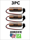 3PC Fuji CR8-LHC, toto Battery 3V Automatic Flusher