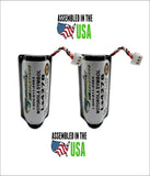 2PC Packs - Motorola Symbol 82-67705-01 Battery - Replacement for Motorola Symbol LS4278 Barcode Scanner Battery (1100mAh, 3.6V, NI-MH Extra Power) - Also Replaces Symbol LS4278, Symbol LS-4278