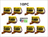10PC BR-2/3AGCT4A 6V PLC Replacement Battery for Panasonic FANUC A98L-0031-0025
