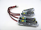 2PC YASKAWA HW0470360-A, PLC Replacement Battery for Motoman Robot 149689-1
