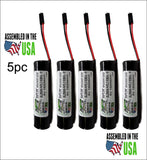 5pc Battery for Saflok SL2500 Replaces HTL7