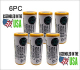 6PC Lithonia ELB1210N, ELB1201N Replacement Battery