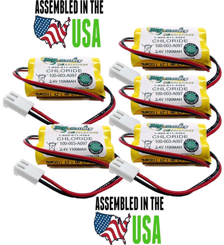 5PC Chloride 100003A097 and A093,Astralite 20-0019B Replacement Battery