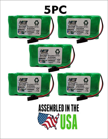 5PC Baxter Healthcare AS50A Replacement Medical Battery