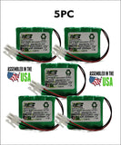 5PC Replacement Battery for ormon HEM-907 HEM-907XL 48H907NE 48H907N 48H907N-AU MGH00124