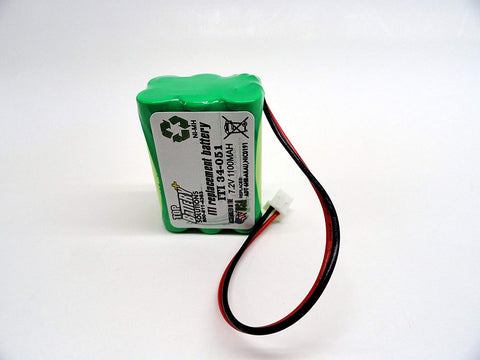 5pc ITI 34-051 Emergency Lighting Battery for Interstate Batteries ANIC0191,ADT 6HR-AAAU - Top Battery Solutions