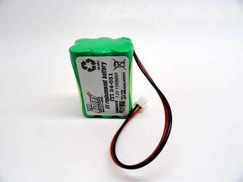10pc ITI 34-051 Emergency Lighting Battery for Interstate Batteries ANIC0191,ADT 6HR-AAAU - Top Battery Solutions
