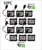 12pc Door Lock 9V 6-Cell Battery Pack Fits Vingcard 12, Vingcard 1200,DL-26, HTL-26