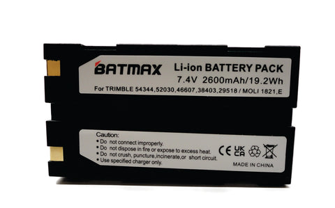 Trimble 54344 REPLACEMENT Battery for Survey Equipment - 7.4V 2600mAh Li-Ion