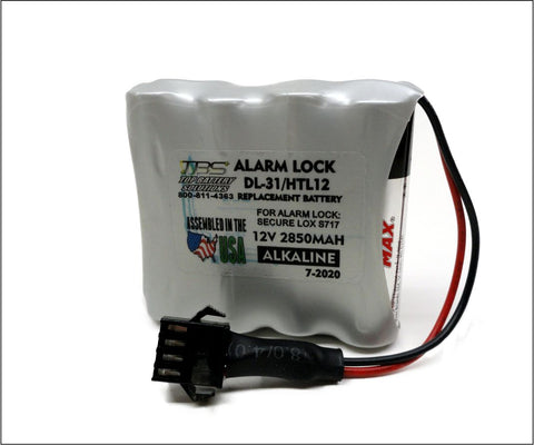 5pcs Door Lock Replacement Battery DL-31, HTL12